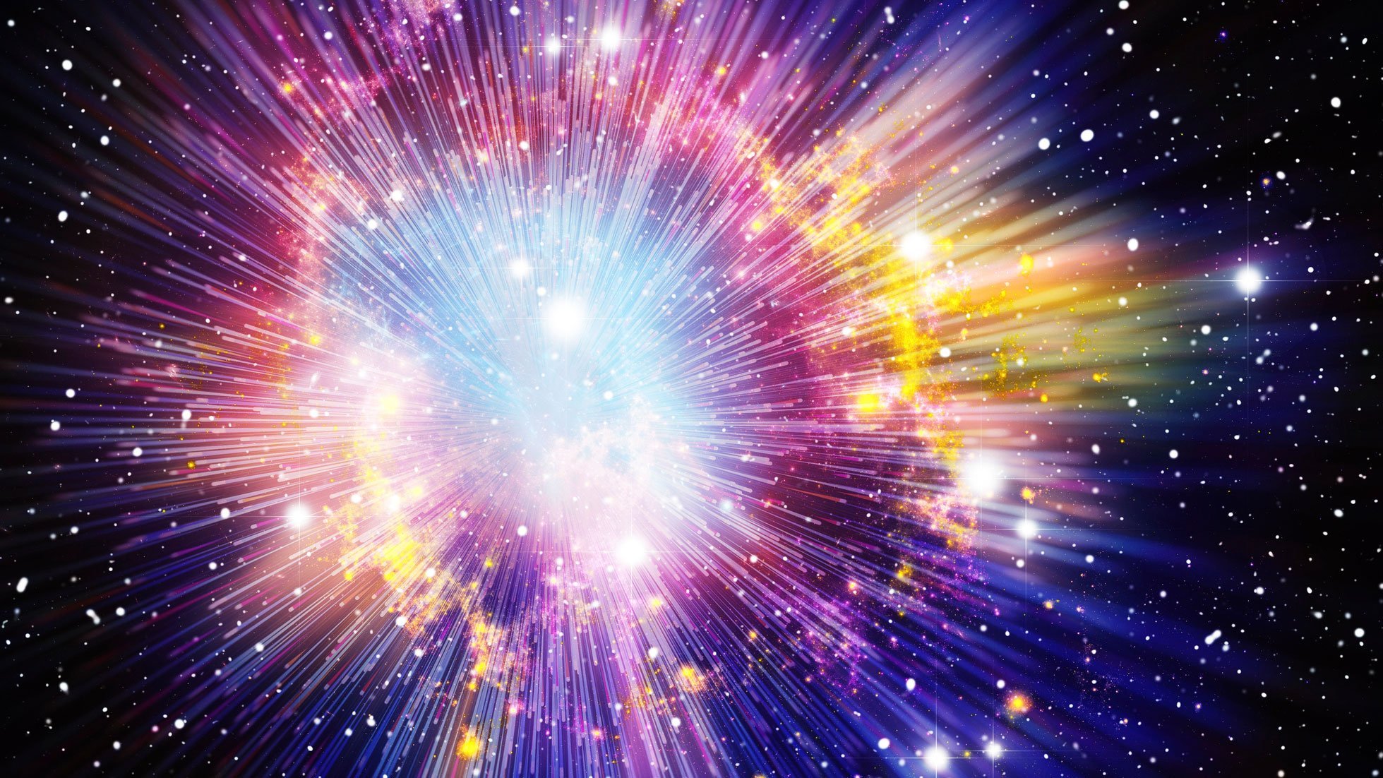 The Big Bang, the moment that created the raw material for the entire universe, including all of its energy