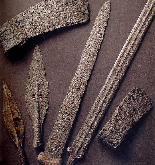 Iron age weapons