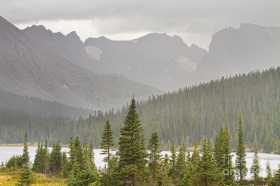 Rain in the Rocky Mountains, upstream of the Colarado River and the Hoover Dam
