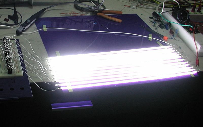 An LED backlight